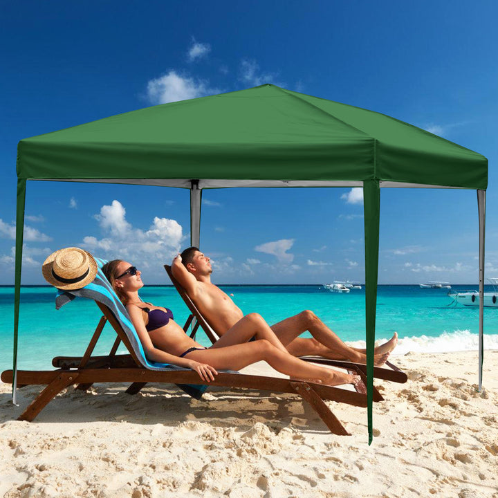 Sonnewelt Pop-Up Pavillon Gazebo mit Zentralverriegelung 3x3m