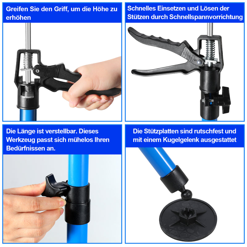 Sonnewelt Teleskopstütze Deckenstütze bis 50 kg 115-290cm
