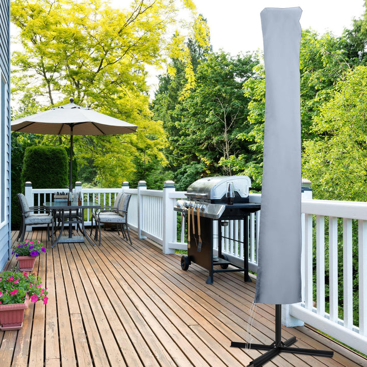 Sonnewelt Sonnenschirm Schutzhülle Abdeckung mit Stab