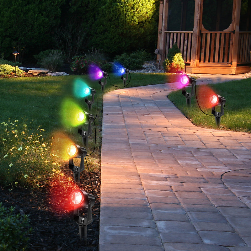 Sonnewelt LED Gartenbeleuchtung RGB 6er Set