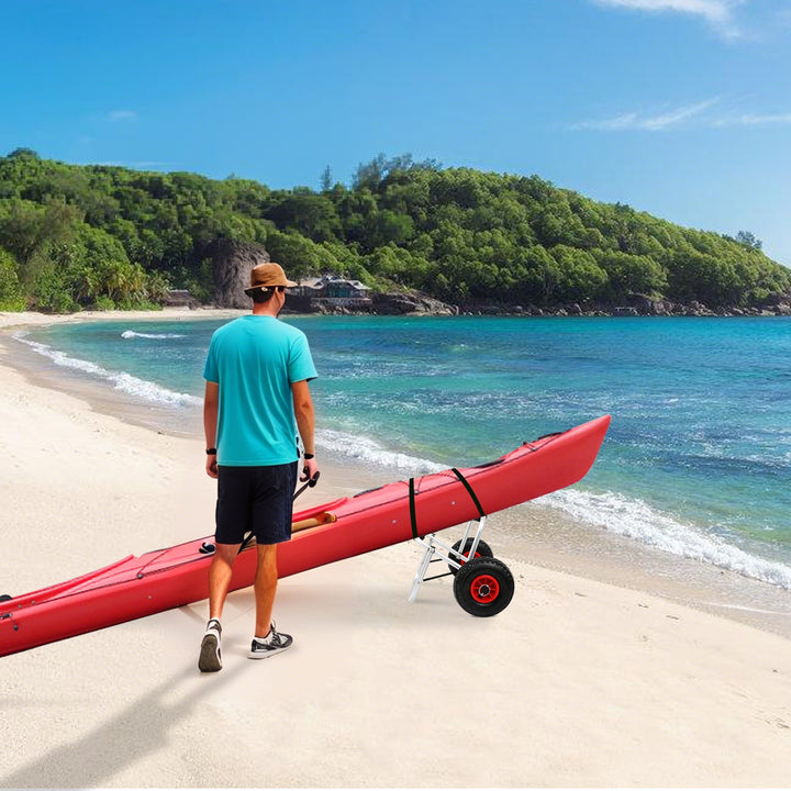 Sonnewelt Faltbarer Kajakwagen Bootswagen 75kg