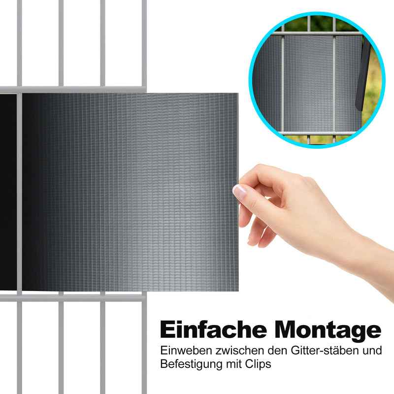 Sonnewelt Sichtschutzstreifen Sichtschutzfoli 35m