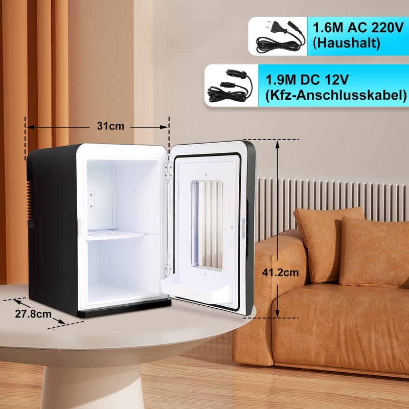 Sonnewelt 2 in 1 Mini Kühlschrank 15L Kühlbox