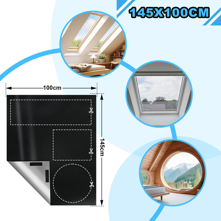 Sonnewelt Fenster Verdunkelung Verdunklungsfolie Ohne Bohren
