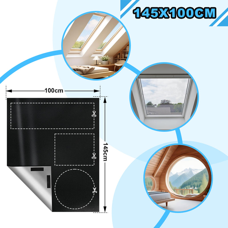 Sonnewelt Fenster Verdunkelung Verdunklungsfolie Ohne Bohren