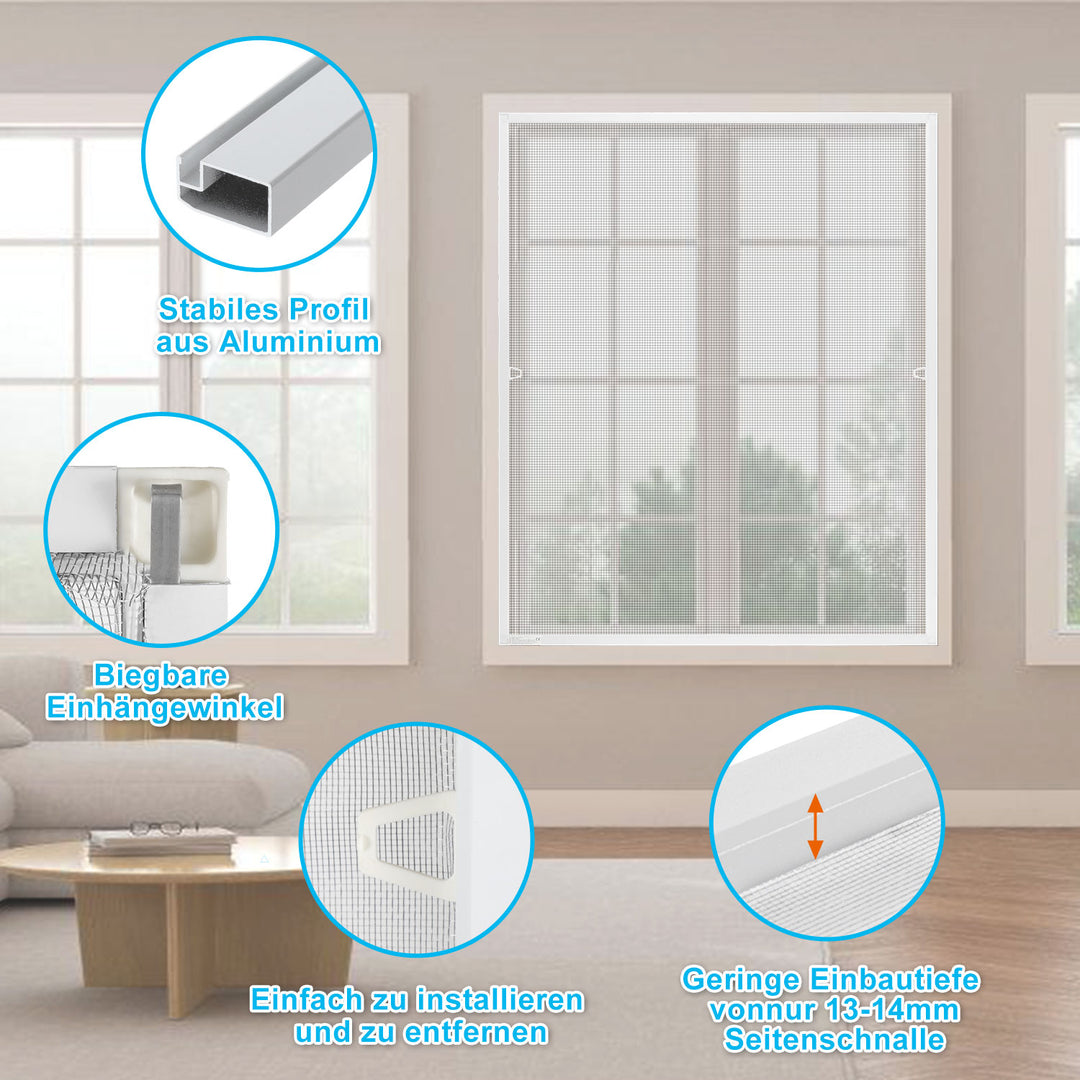 Sonnewelt fly screen door window insect protection