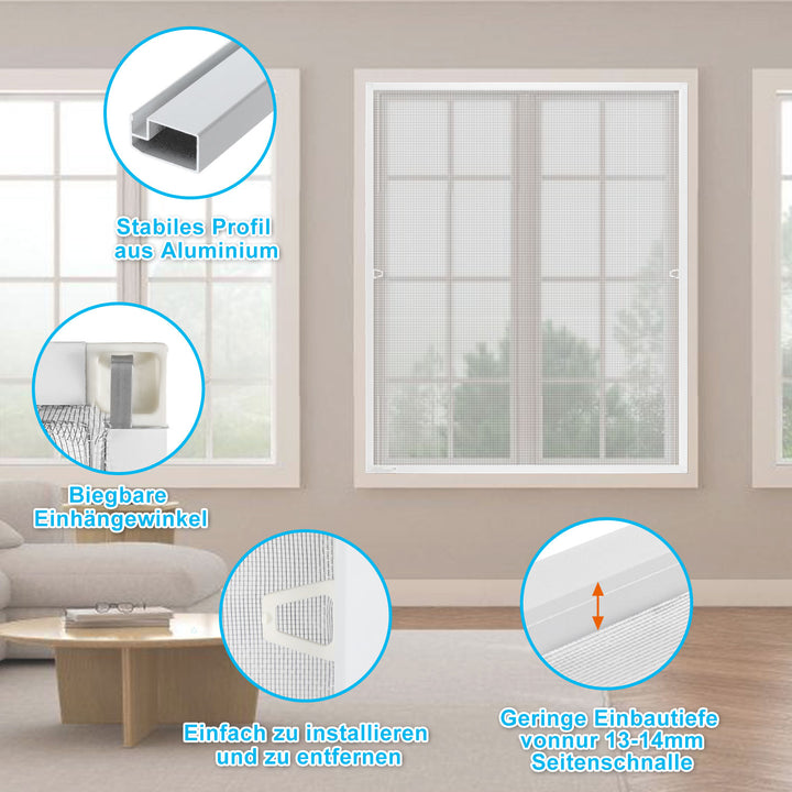 Sonnewelt fly screen door window insect protection