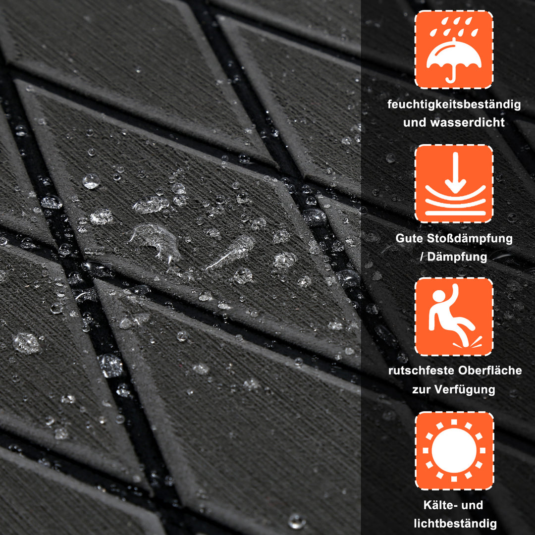 Sonnewelt Deck Bodenbelag Matte 190*70*0.6cm