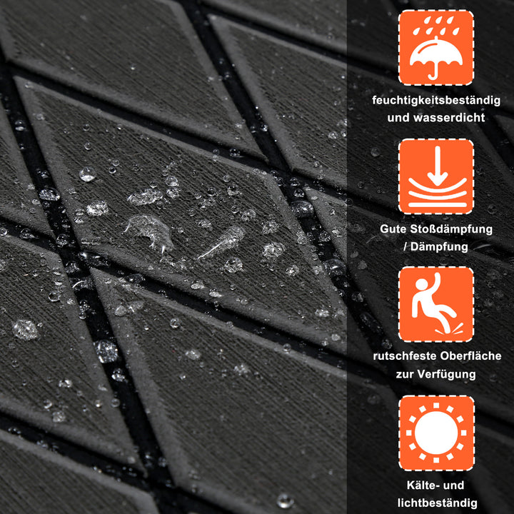 Sonnewelt Deck Bodenbelag Matte 190*70*0.6cm