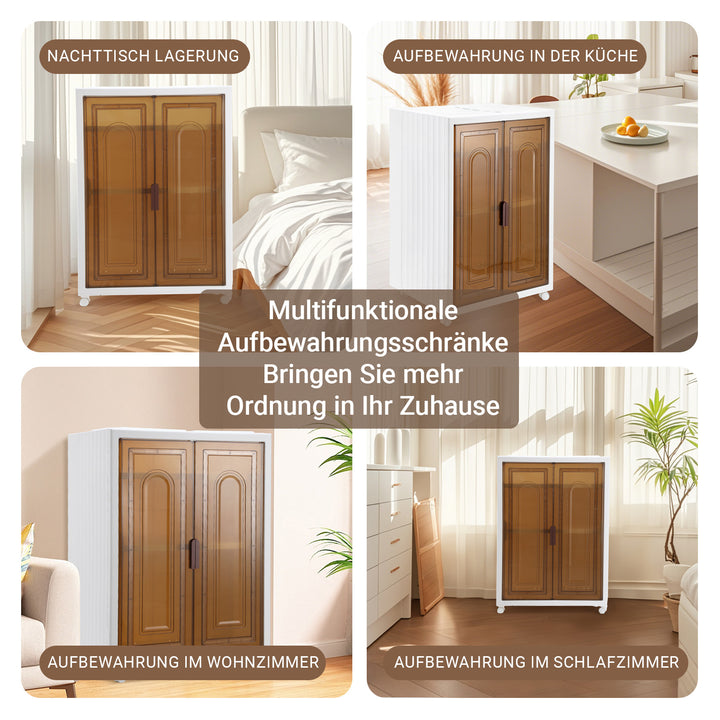 Sonnewelt Aufbewahrungsbox mit Türen & Rädern