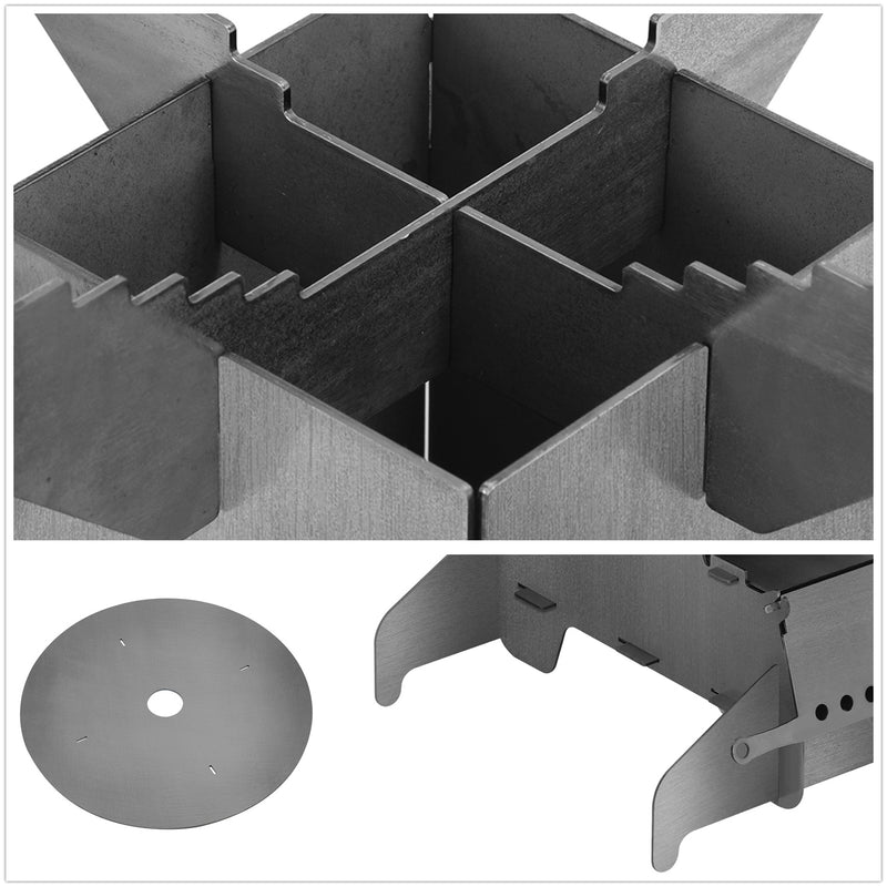 Sonnewelt rocket stove Fire cast iron stove grill plate