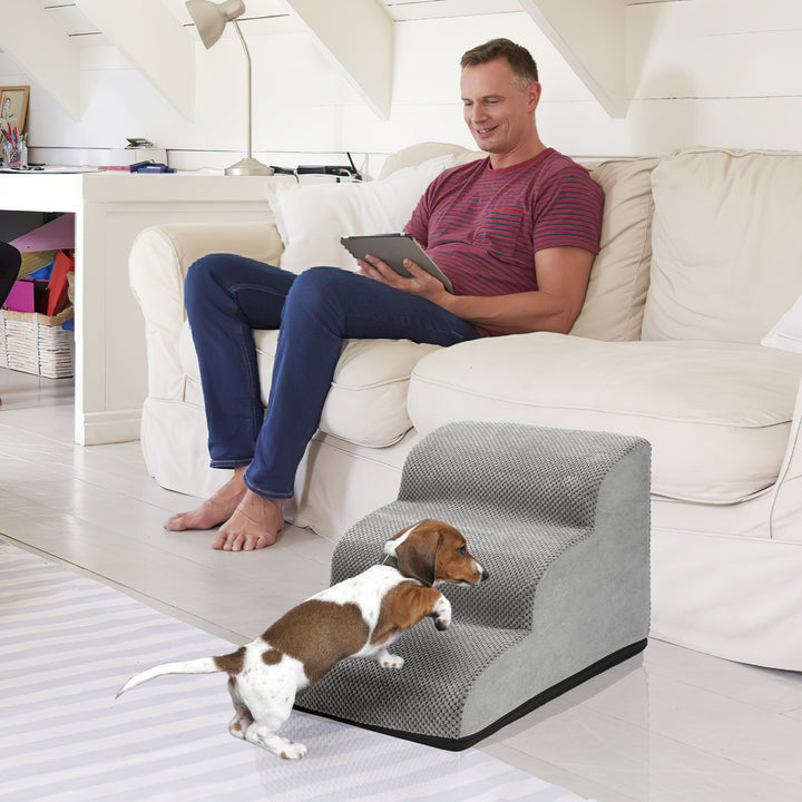 Sonnewelt Dog Ramp Dog Stairs Portable Maximum Load 18kg