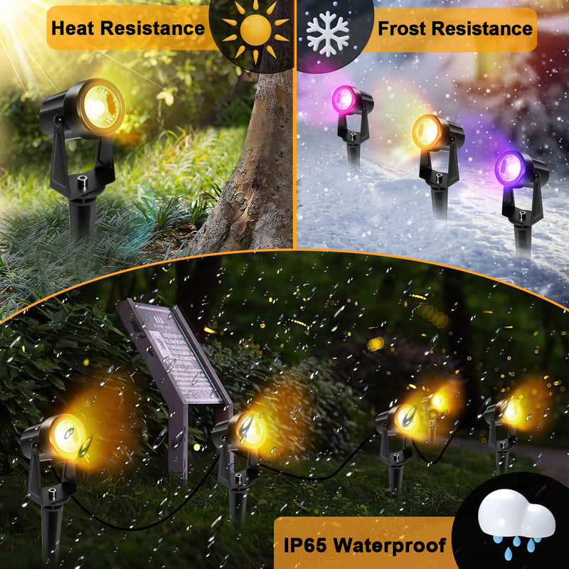 Sonnewelt LED Gartenbeleuchtung RGB 6er Set