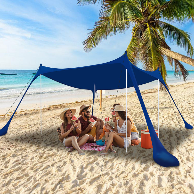 Sonnewelt Sonnenschutz Strand 3×3m UPF50