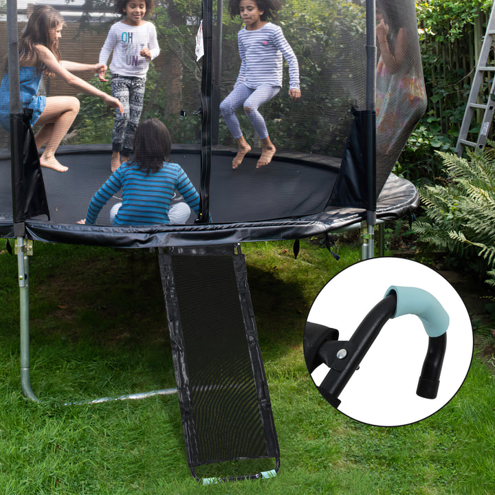 Sonnewelt Trampolin Rutsche 150cm Belastbar 100KG