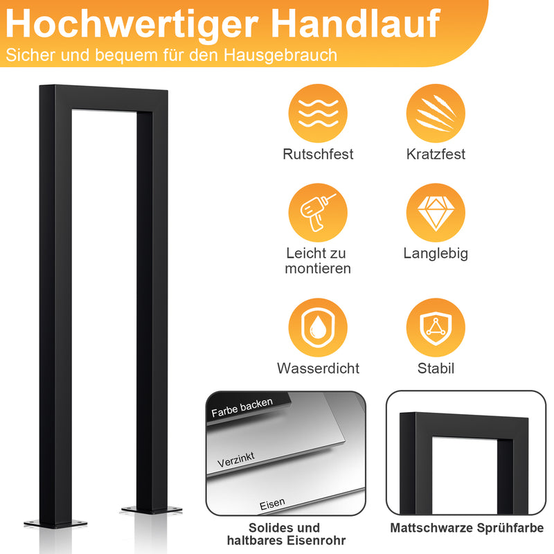 Sonnewelt stair railing U-shaped handrail