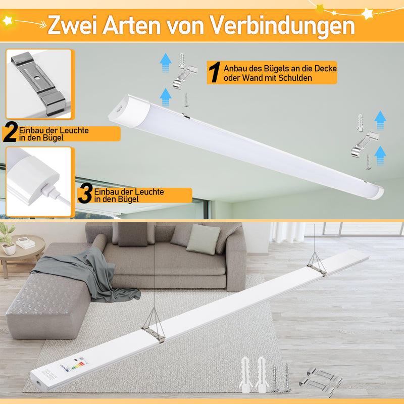 Sonnewelt LED Feuchtraumleuchte Neutralweiß