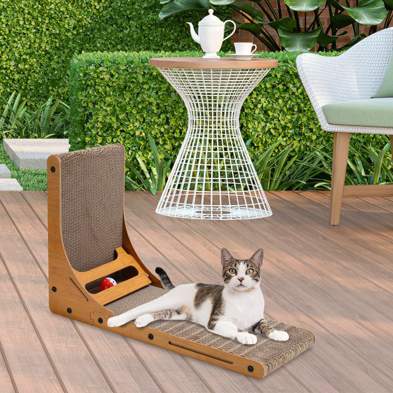 Sonnewelt Katzen Kratzbrett L förmig Kratzpappe