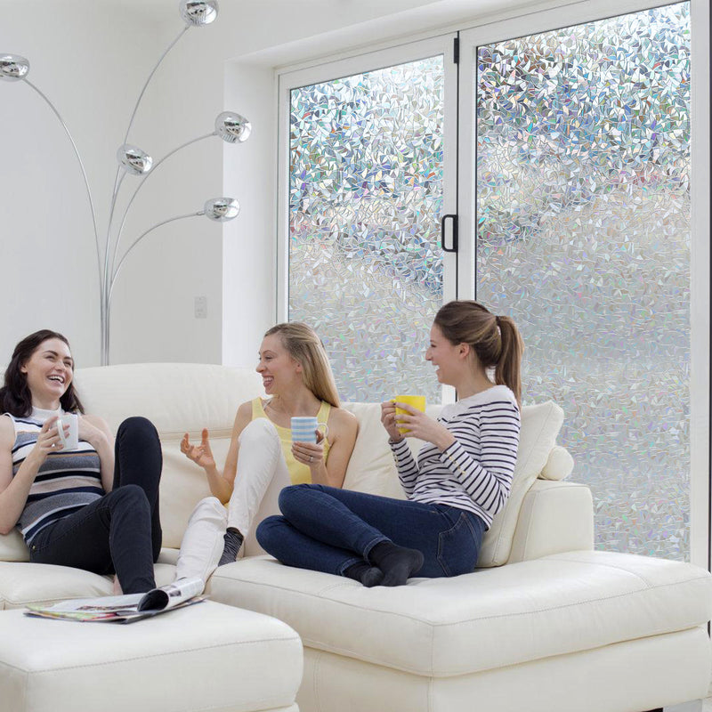 Sonnewelt Sichtschutzfolie Selbstklebend Statische Fensterfolie