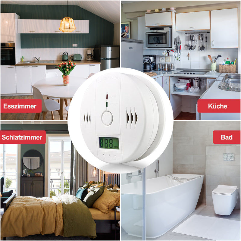 Sonnewelt CO detector, fire detector, carbon monoxide detector