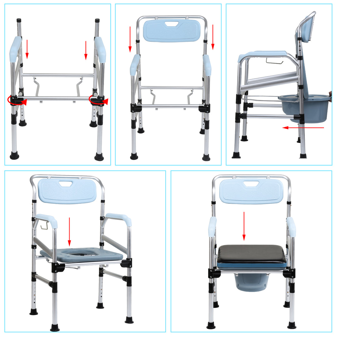 Sonnewelt Toilet Chair Height Adjustable incl. Toilet Chair