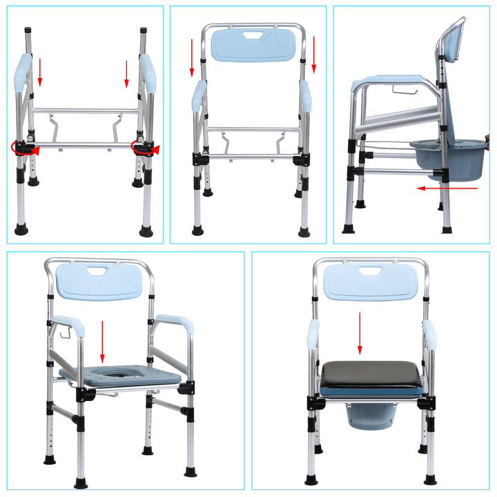 Sonnewelt Toilet Chair Height Adjustable incl. Toilet Chair