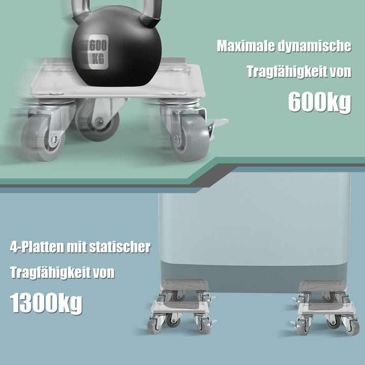 Sonnewelt Furniture Roller Transport Roller 5 Wheels Max 600KG