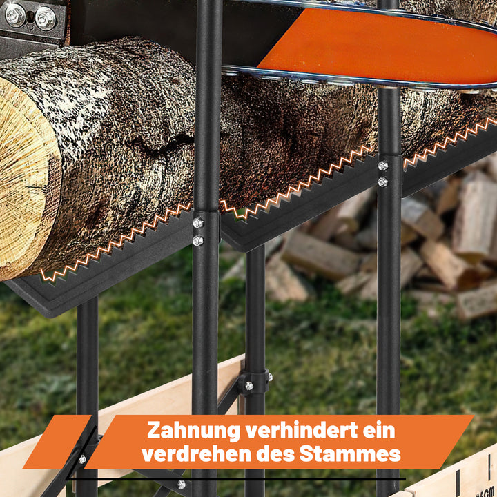 Sonnewelt Sägebock Klappbar Holzsägebock mit Auswurfsicherung & Maßskala