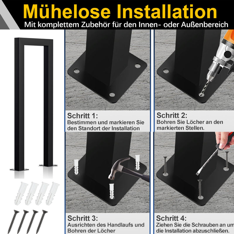 Sonnewelt stair railing U-shaped handrail