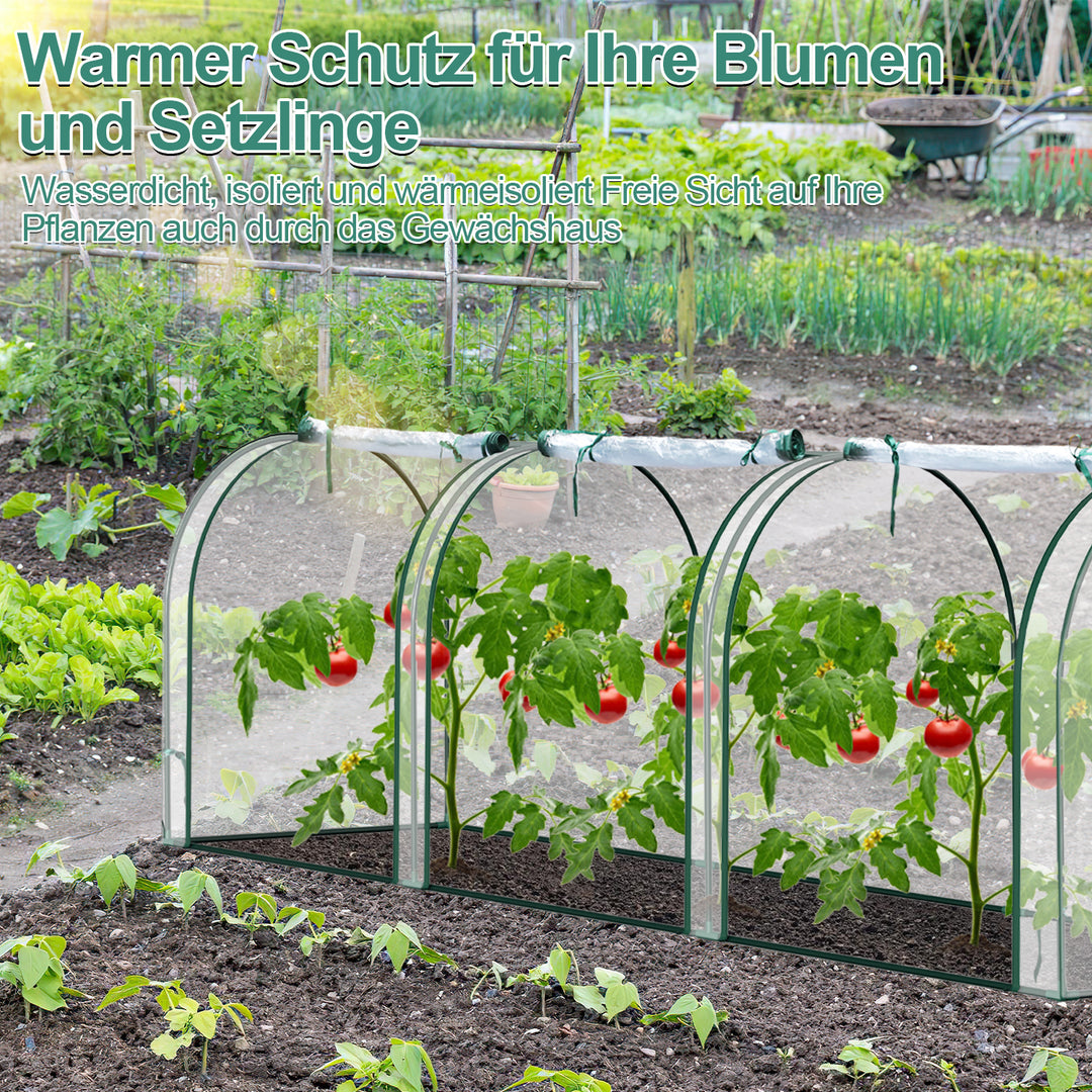 Sonnewelt Gewächshaus Foliengewächshaus PVC Transparent