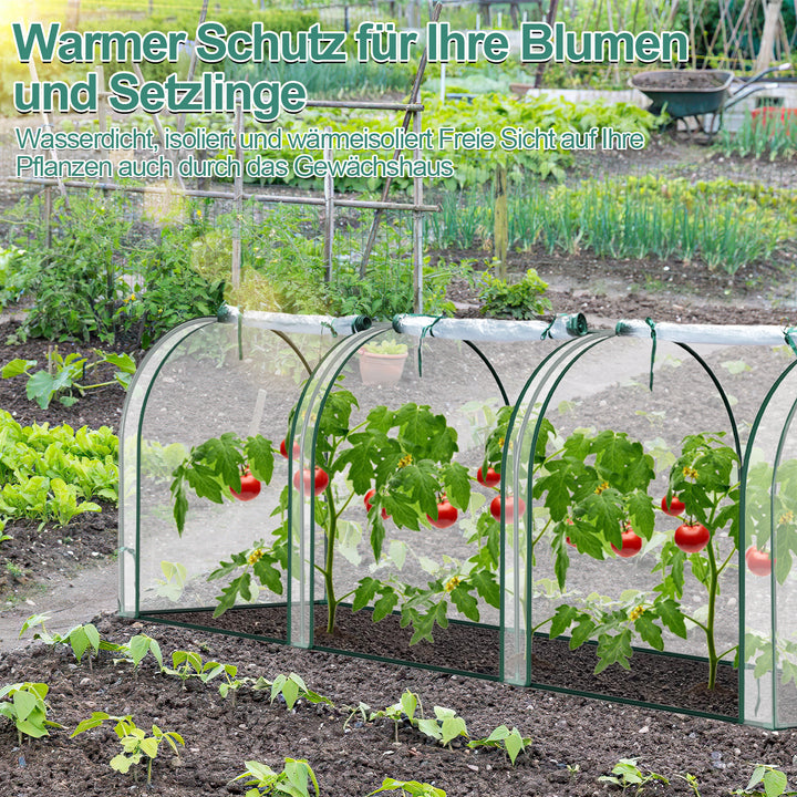Sonnewelt Gewächshaus Foliengewächshaus PVC Transparent