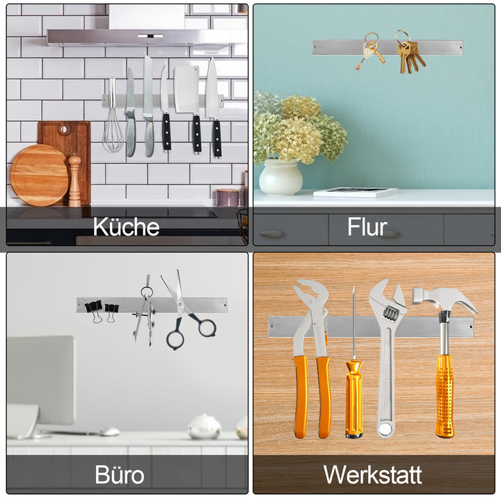 Sonnewelt Messerhalter Edelstahl Magnetische 40CM