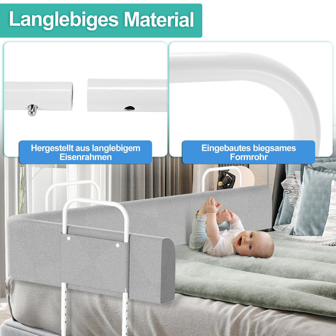 Sonnewelt bed rail fall protection bed deformable 150cm/180cm/200cm