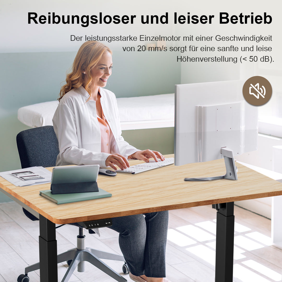 Sonnewelt Höhenverstellbarer Elektrisch Tischgestell Schreibtisch Elektrischer(Neue Version)