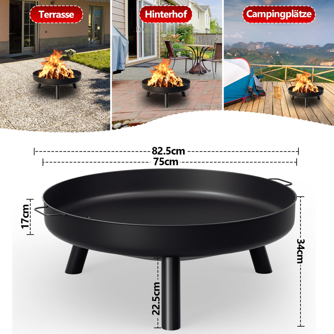 Sonnewelt fire bowl Φ82.5cm fireplace iron bowl
