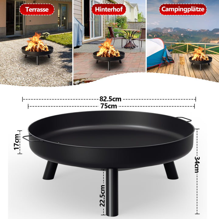 Sonnewelt fire bowl Φ82.5cm fireplace iron bowl