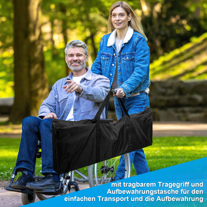Sonnewelt 2x Rollstuhlrampe Aluminium Auffahrrampe bis 300 kg