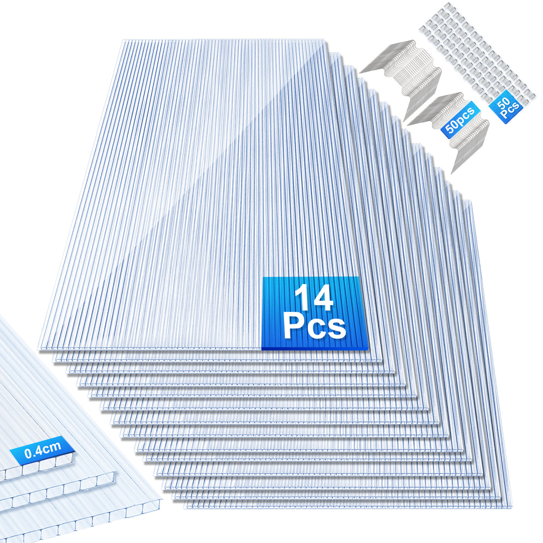 Sonnewelt double-wall sheet 4mm 14 pieces for greenhouse