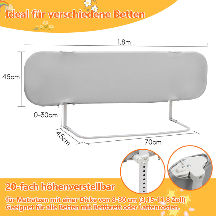 Sonnewelt bed guard, fall protection, foldable