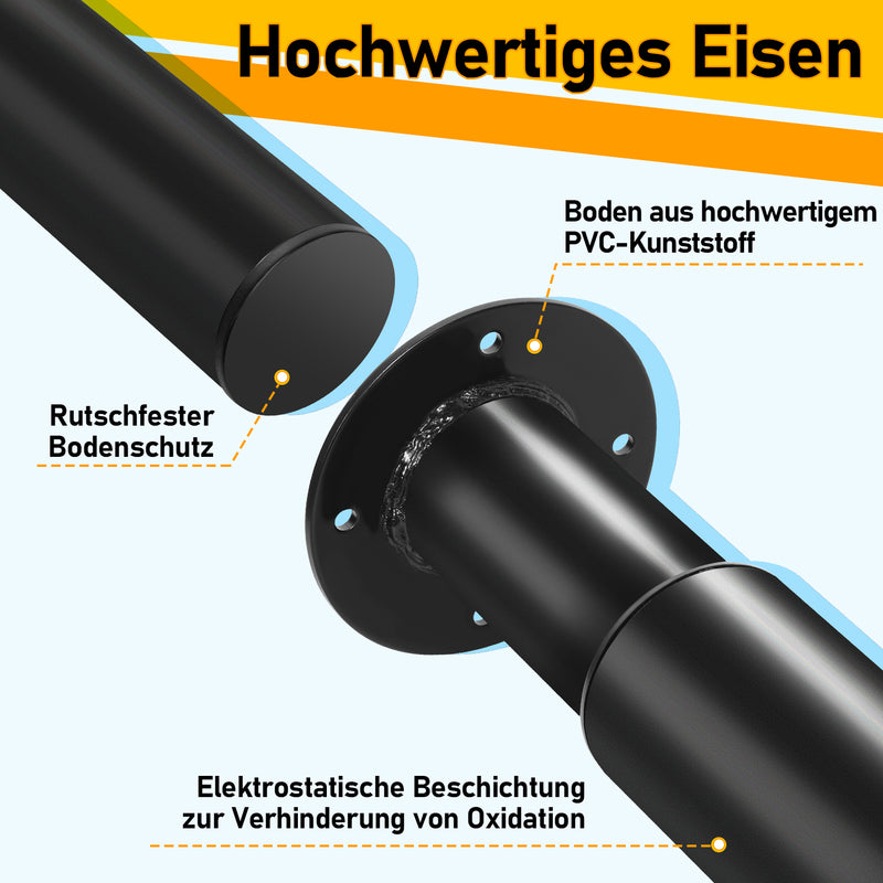 Sonnewelt 4er Set Tischbeine Metall Höhenverstellbar 71cm-110cm