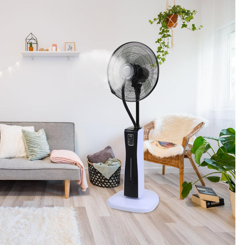 Sonnewelt Standventilator mit Wasserkühlung Ultraschall-Sprühnebel