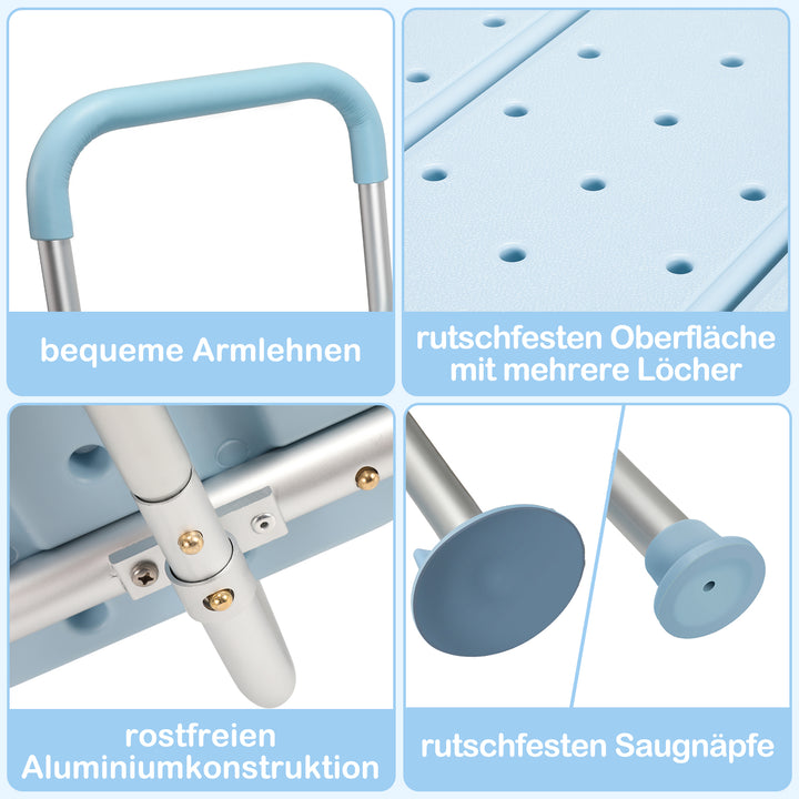 Sonnewelt Badewannensitz Duschhocker Höhenverstellbarer