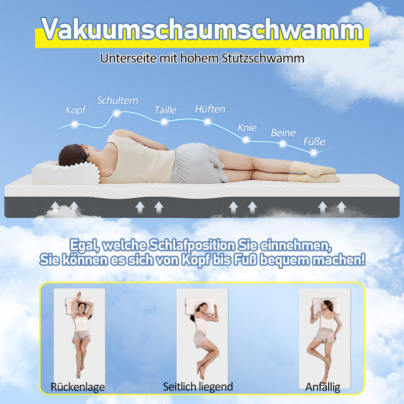 Sonnewelt Matratze Memory-Schaummatratze Ergonomische H3