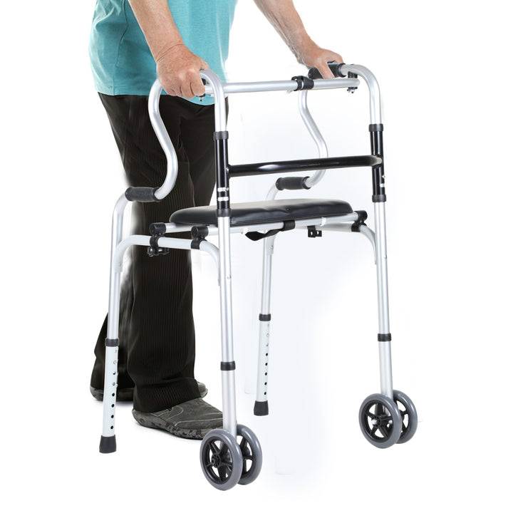 Sonnewelt Walking Aid Lightweight Rollator made of aluminum up to 180 kg