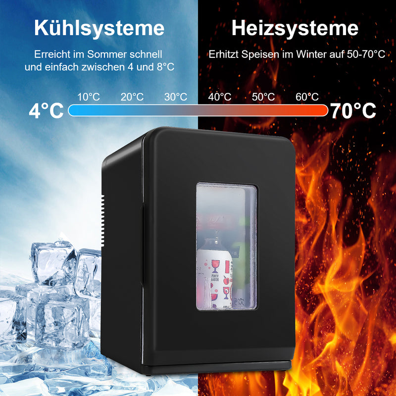 Sonnewelt 2 in 1 Mini Kühlschrank 15L Kühlbox