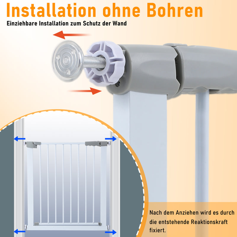 Sonnewelt Treppenschutzgitter Kindergitter ohne Bohren