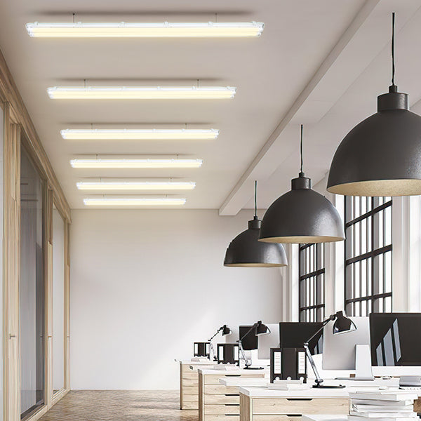 Sonnewelt LED Feuchtraumleuchte 2x 18W 120 cm T8 Neutralweiß/Kaltweiß