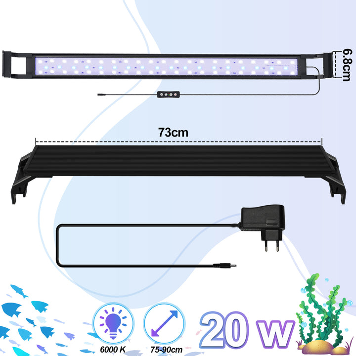 Sonnewelt LED Aquarium Lighting White Blue Light