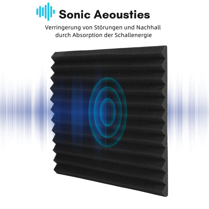 Sonnewelt Acoustic Foam Self-Adhesive 3D High-Density Wedge