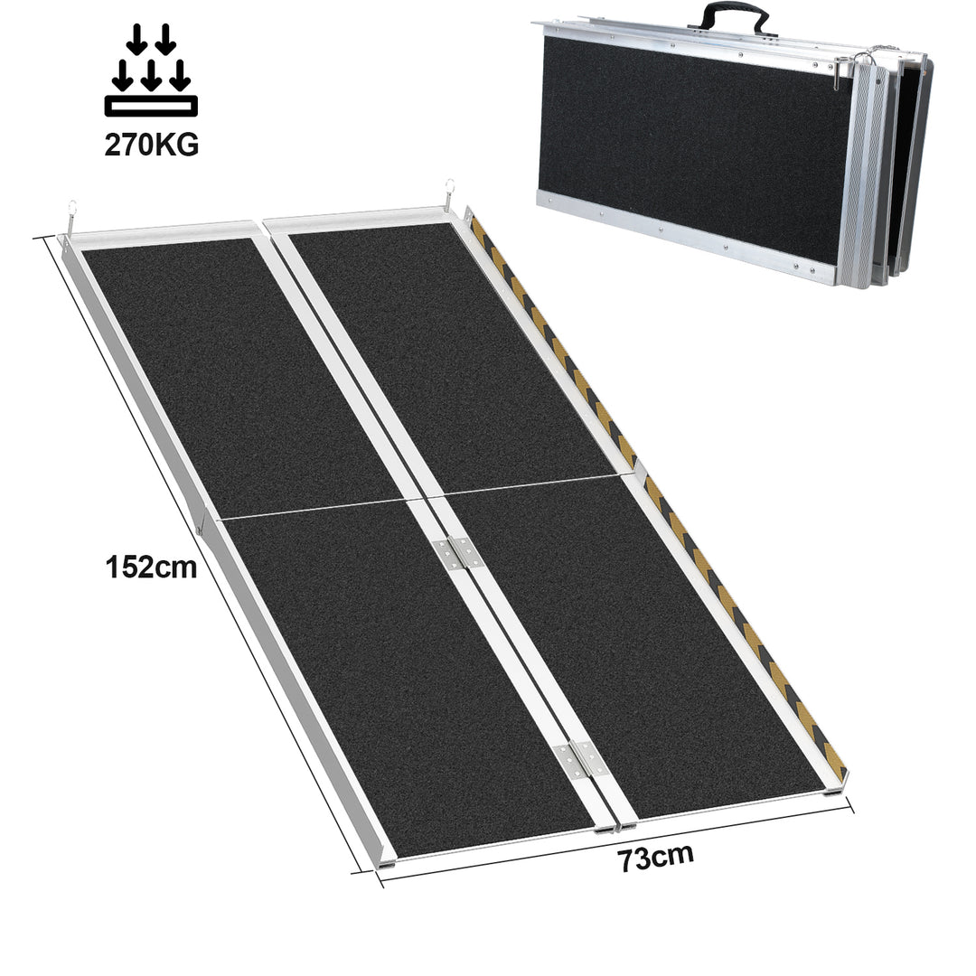 Sonnewelt wheelchair ramp loading ramp aluminum up to 270kg